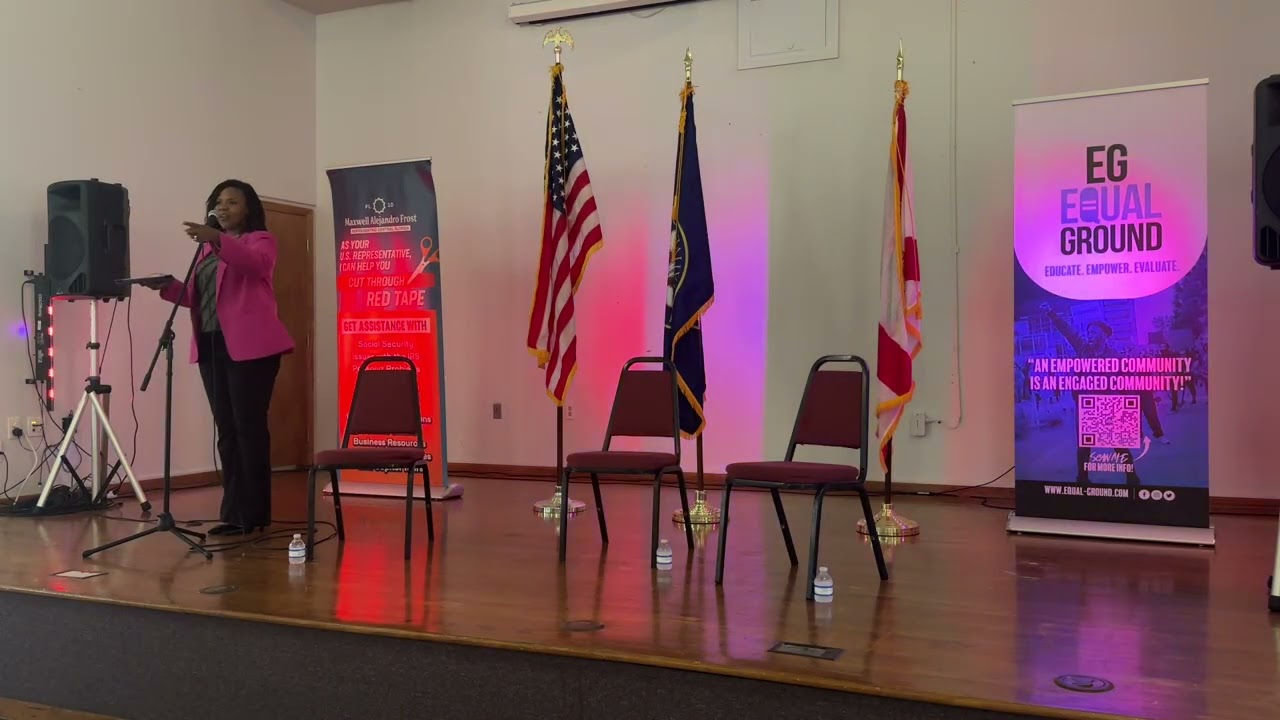 Rep. Maxwell Frost’s Town Hall with Equal Ground FL + State Representative LaVon Bracy Davis