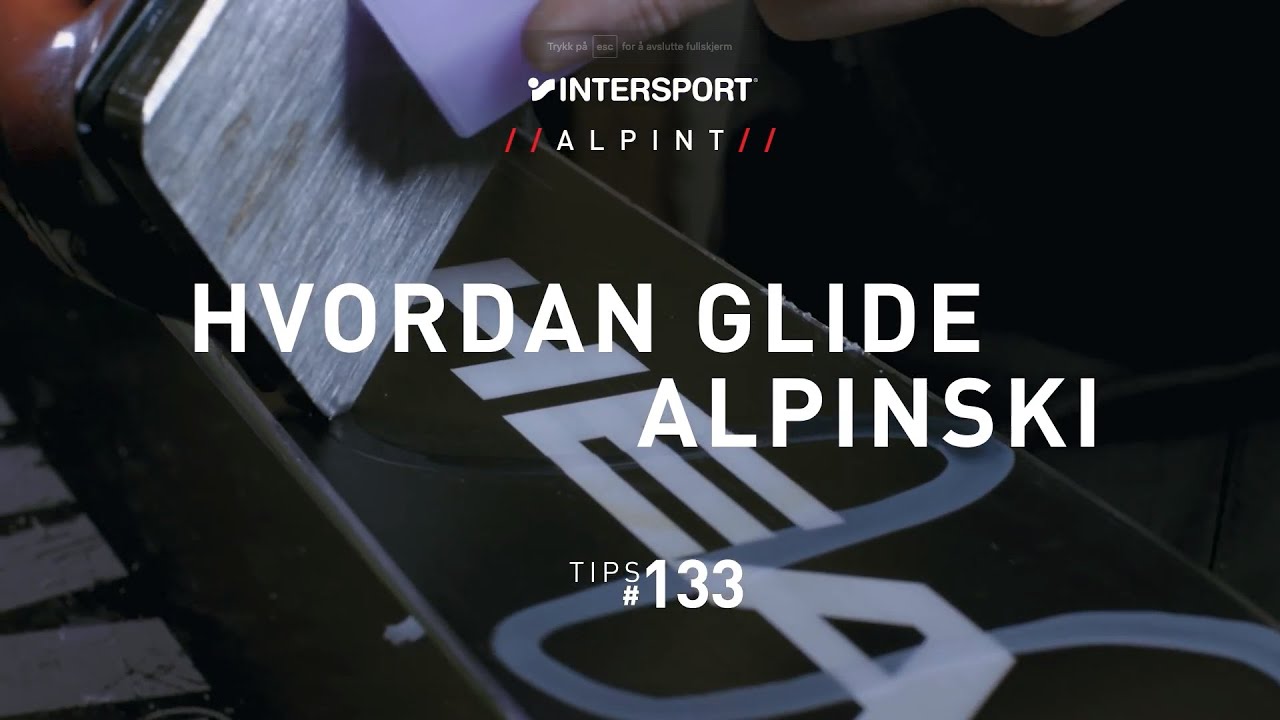 Tips #133 &ndash; Alpint & Topptur &ndash; Hvordan glide alpinski