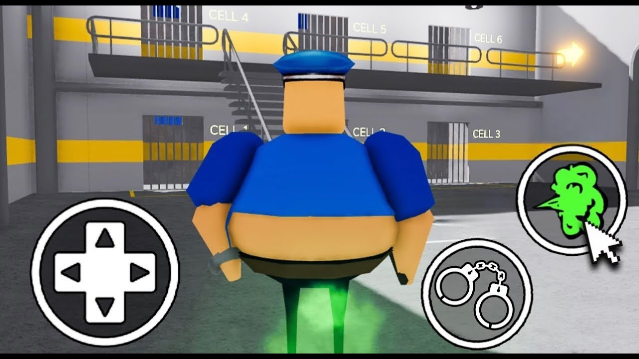 👮&zwj;♂️💨 Roblox Fat Cop Prison Escape Challenge! 😂
