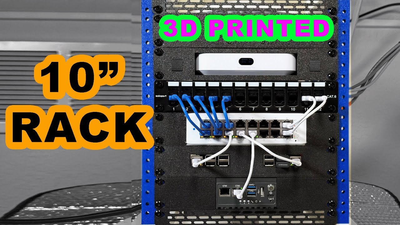 3D Printed 10 inch Server Rack - Worth The Hype?