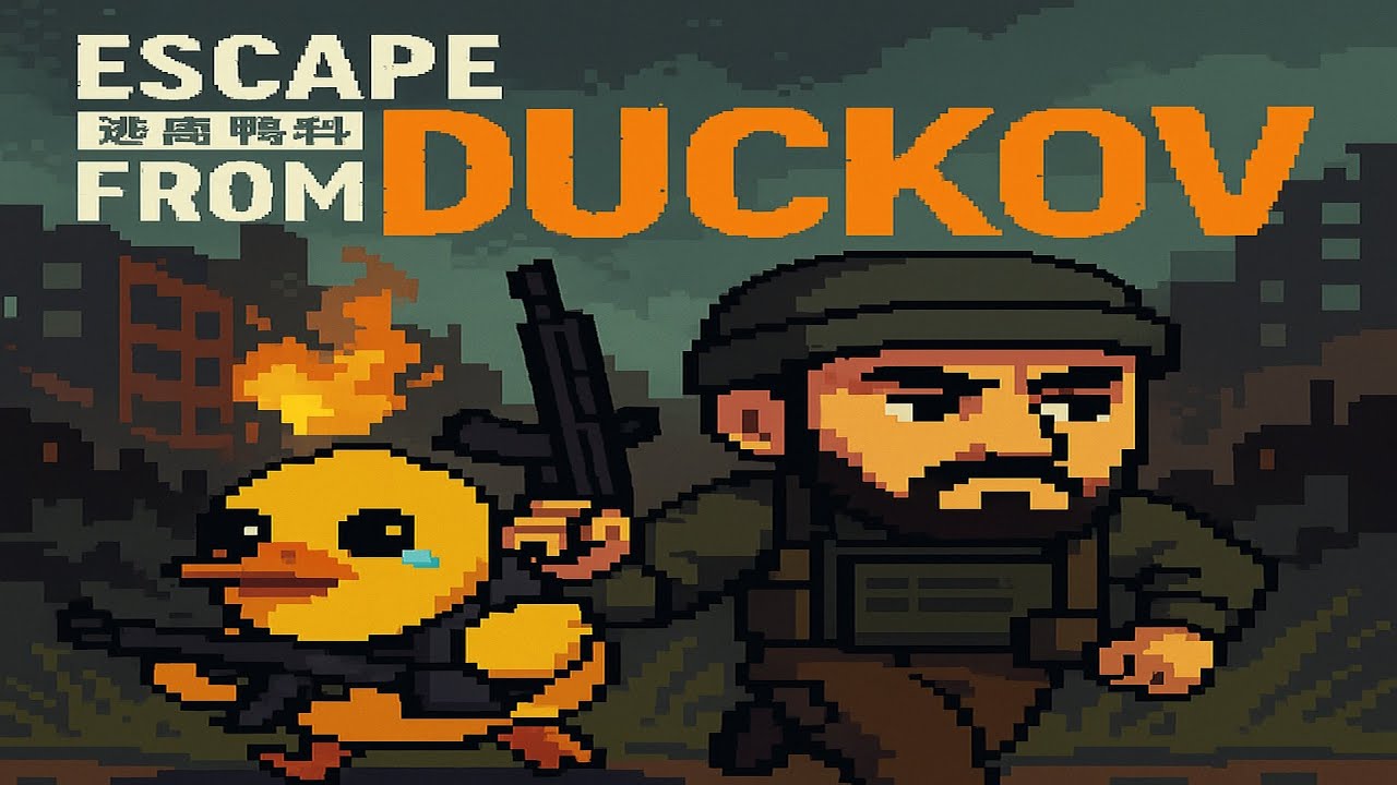 الهروب من البط  قابلنا ابو ربيعة 💪🏼| ESCAPE FROM DUCKOV (الجزء الثاني )