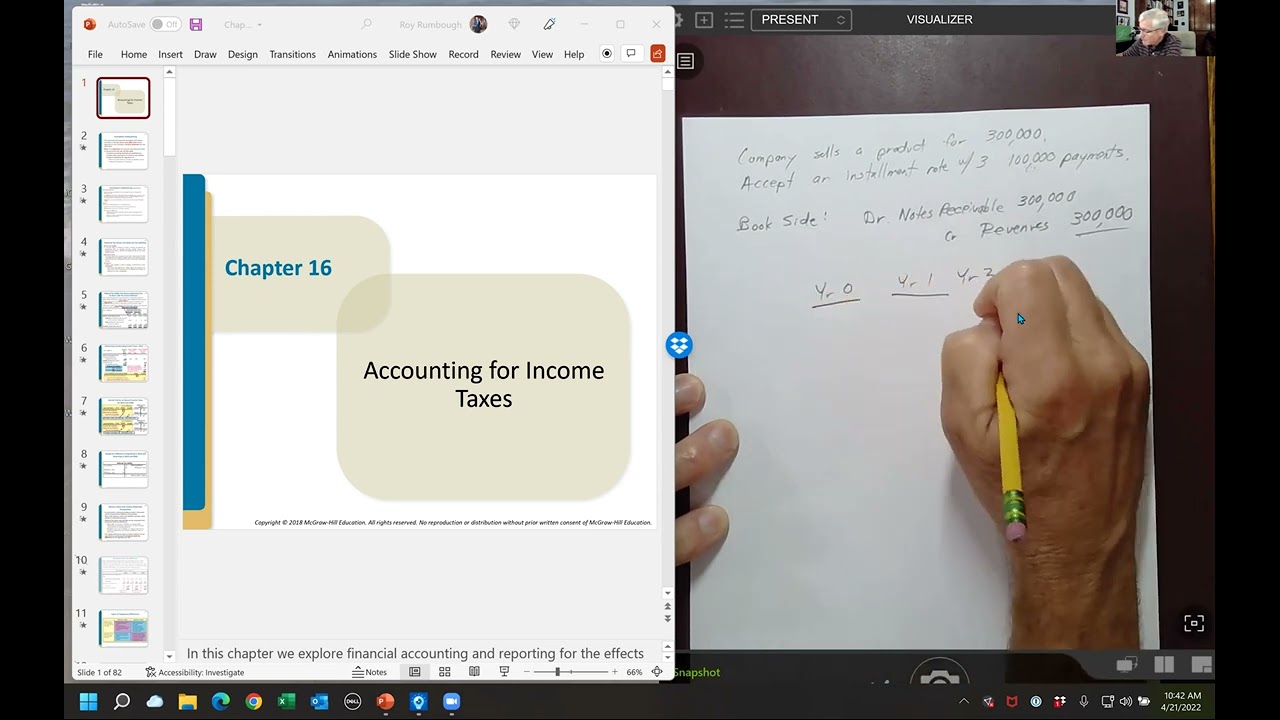 Intermediate Accounting: Income Taxes Lecture (16a)