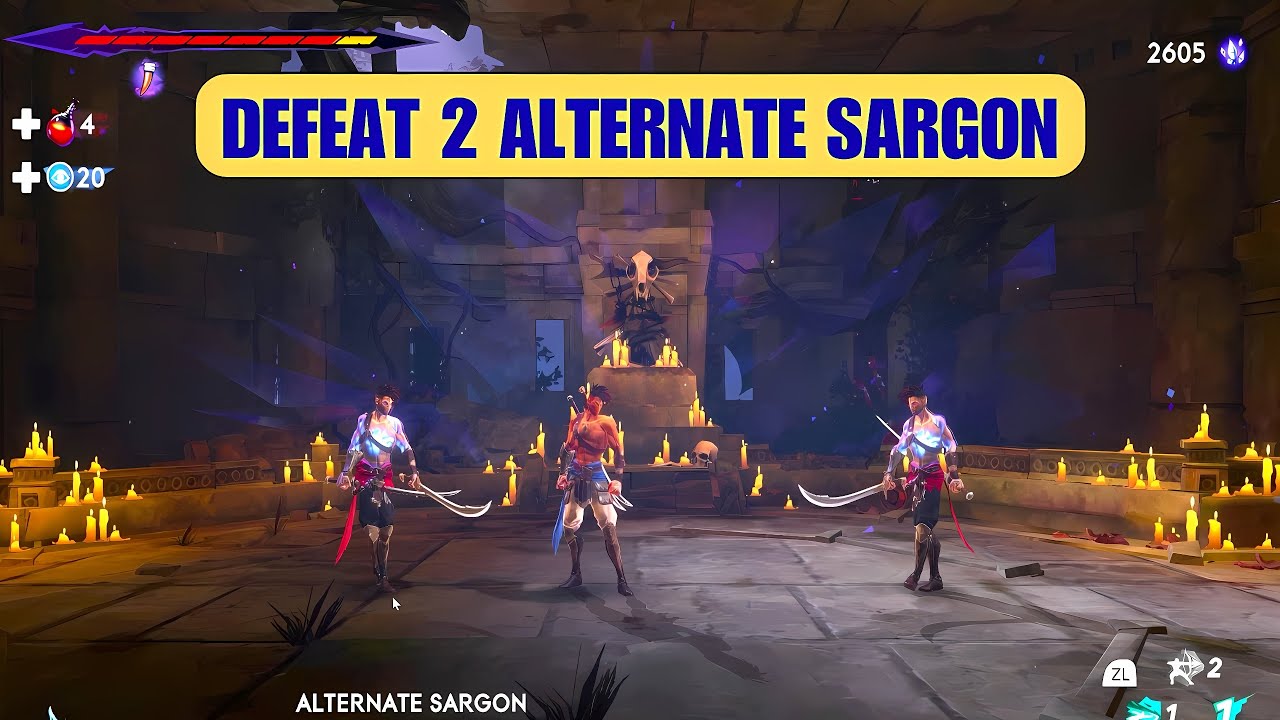 Defeat 2 Alternate Sargons (Boss Fight) Prince of Persia The Lost Crown