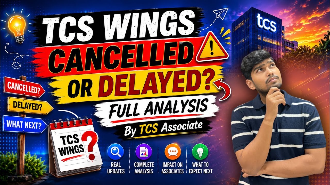 TCS Wings Cancelled or Delayed? 🤯 | Full Analysis, Real Updates | Truth Revealed 😱 |What Next #tcs 