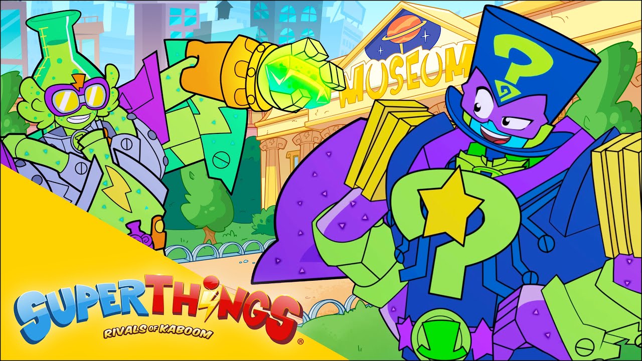SUPERTHINGS EPISODE ⚡ENIGMA and the Kaboonita robbery⚡ | Cartoons SERIES for Kids