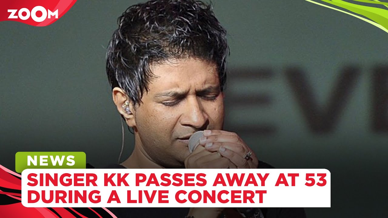 Singer KK's SHOCKING death at a live concert in Kolkata at the age of 53
