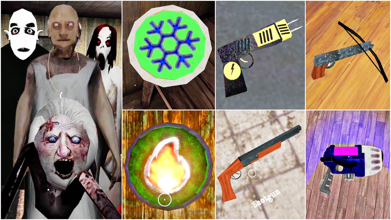 Granny 1 2 3 4 5 All Weapons
