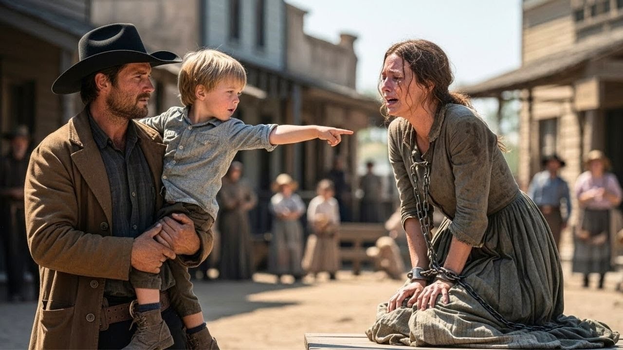 “They Mocked, No One Wanted Her — Until a Broken Cowboy Said, ‘My Son Chose You as Family’”