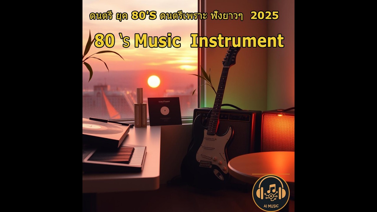เพลงดัง ฟังเพราะ ยุค 80  : ดนตรี ยุค 80'S ดนตรีเพราะ ฟังยาวๆ  2025   ไม่มีโฆษณา