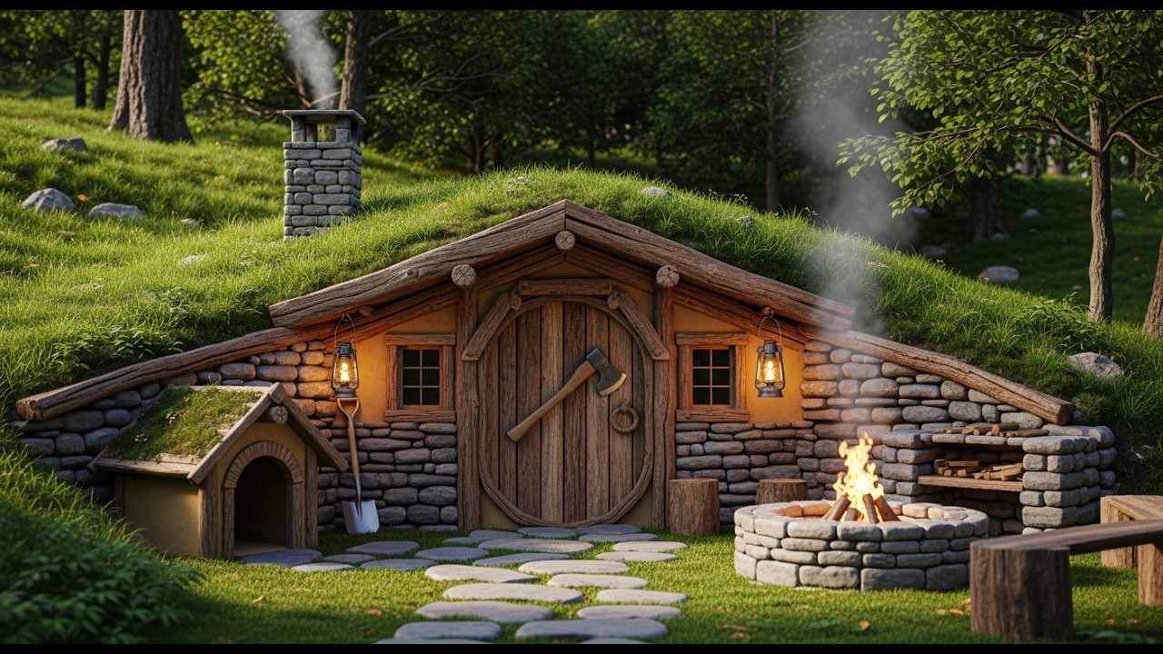 Man Creates Hidden UNDERGROUND SHELTER in the Wilderness | Step by Step @lesnoy