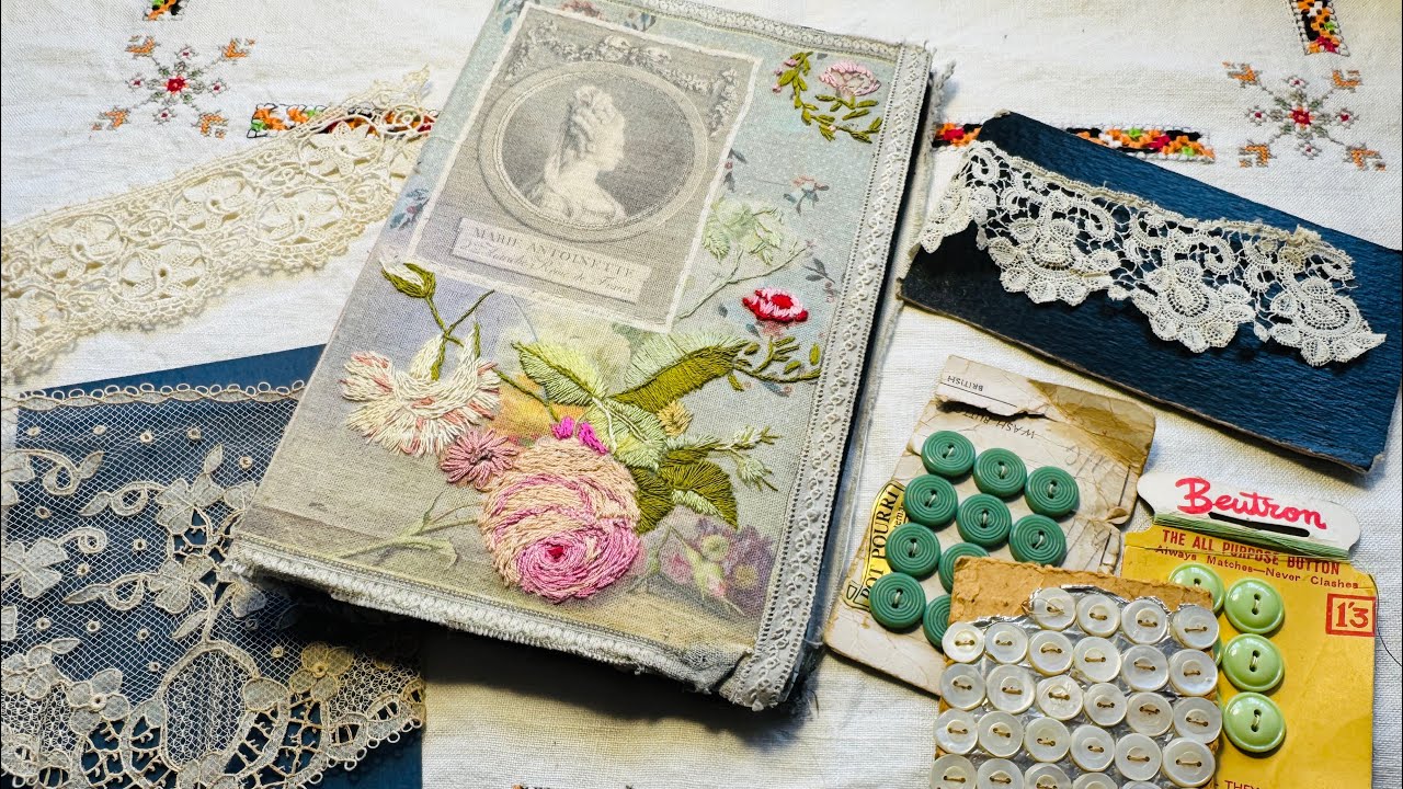 Винтажный текстиль — найдено и подарено, а также журнал Juju Lace, Trim and Vintage Textile.