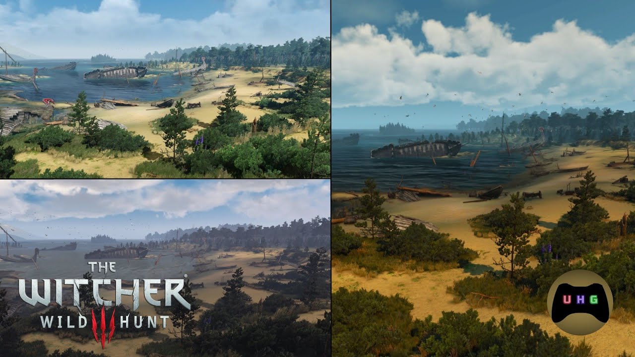 The Witcher 3 | PLM Ultimate 7.0 vs Vanilla Lighting and Weather 2.0 | Graphics mods Comparison 2021
