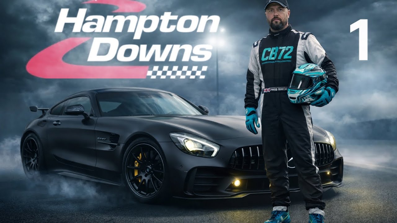 AMG GTR Hampton Downs trackday 27.7.25