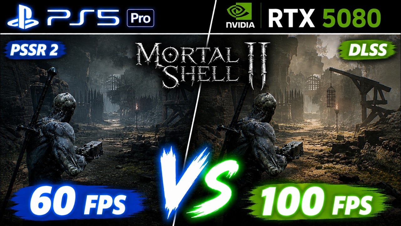 PS5 PRO PSSR2 vs PC RTX 5080 DLSS | Mortal Shell 2 | Visuals & Performance & Comparison 4K