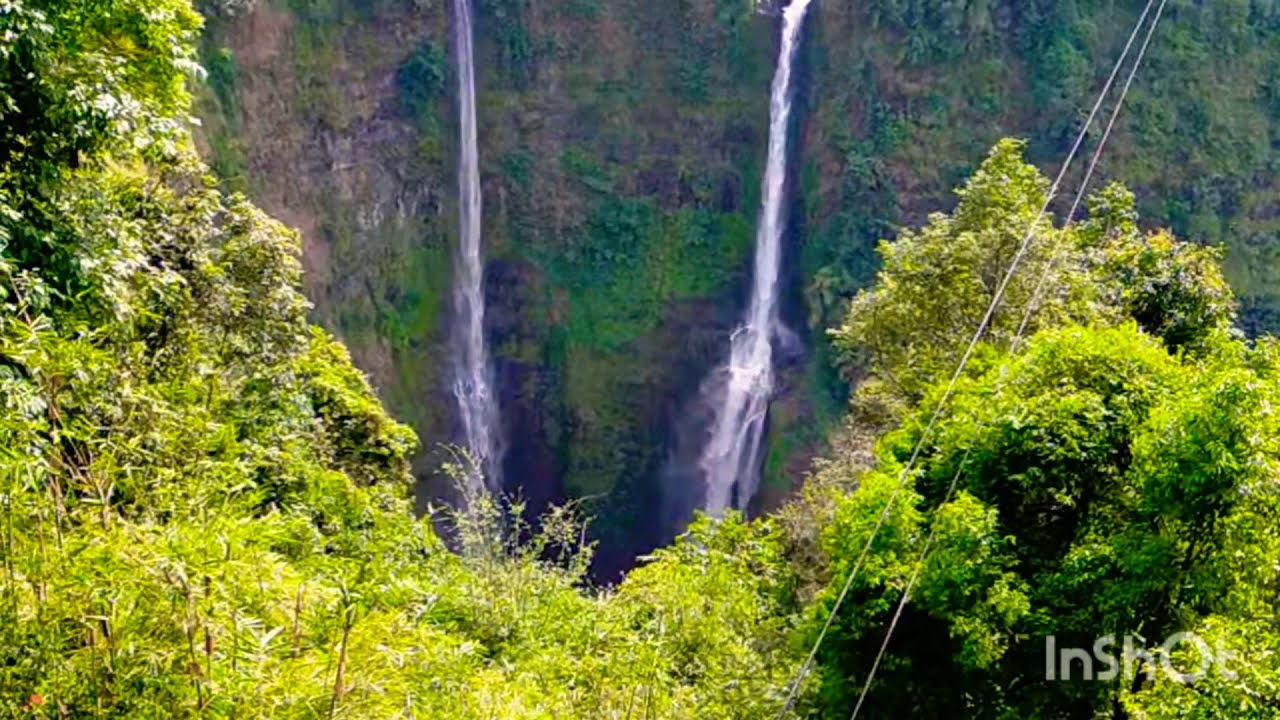Tadfane waterfall in laos