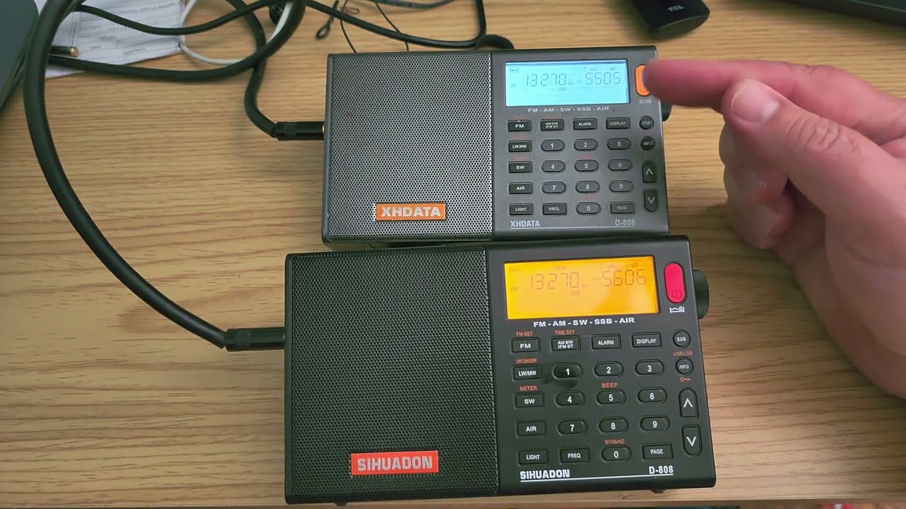 XHDATA VS Sihuadon D-808 Gander Newfoundland Canada Volmet 13270 kHz USB Shortwave