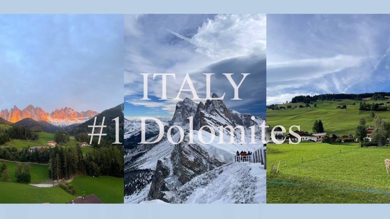 vlog-🇮🇹이탈리아 북부 돌로미티 여행앓이