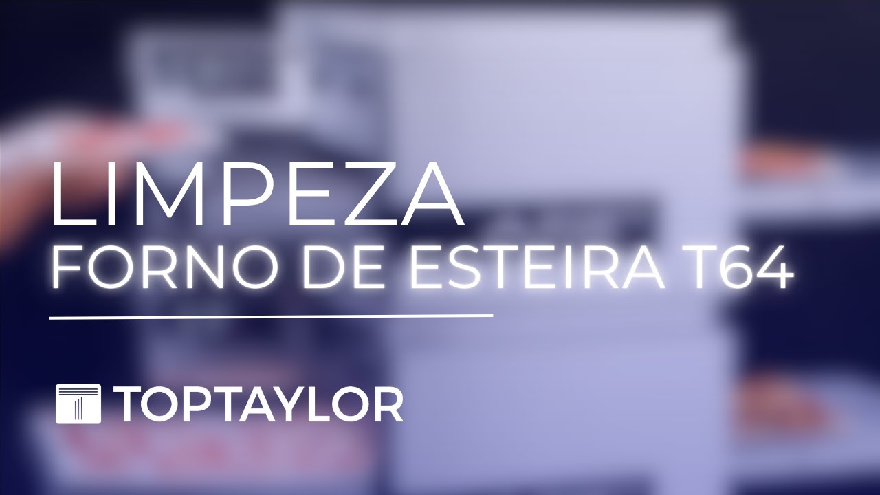 Limpeza Forno de Esteira T64 da Moretti Forni | Top Taylor