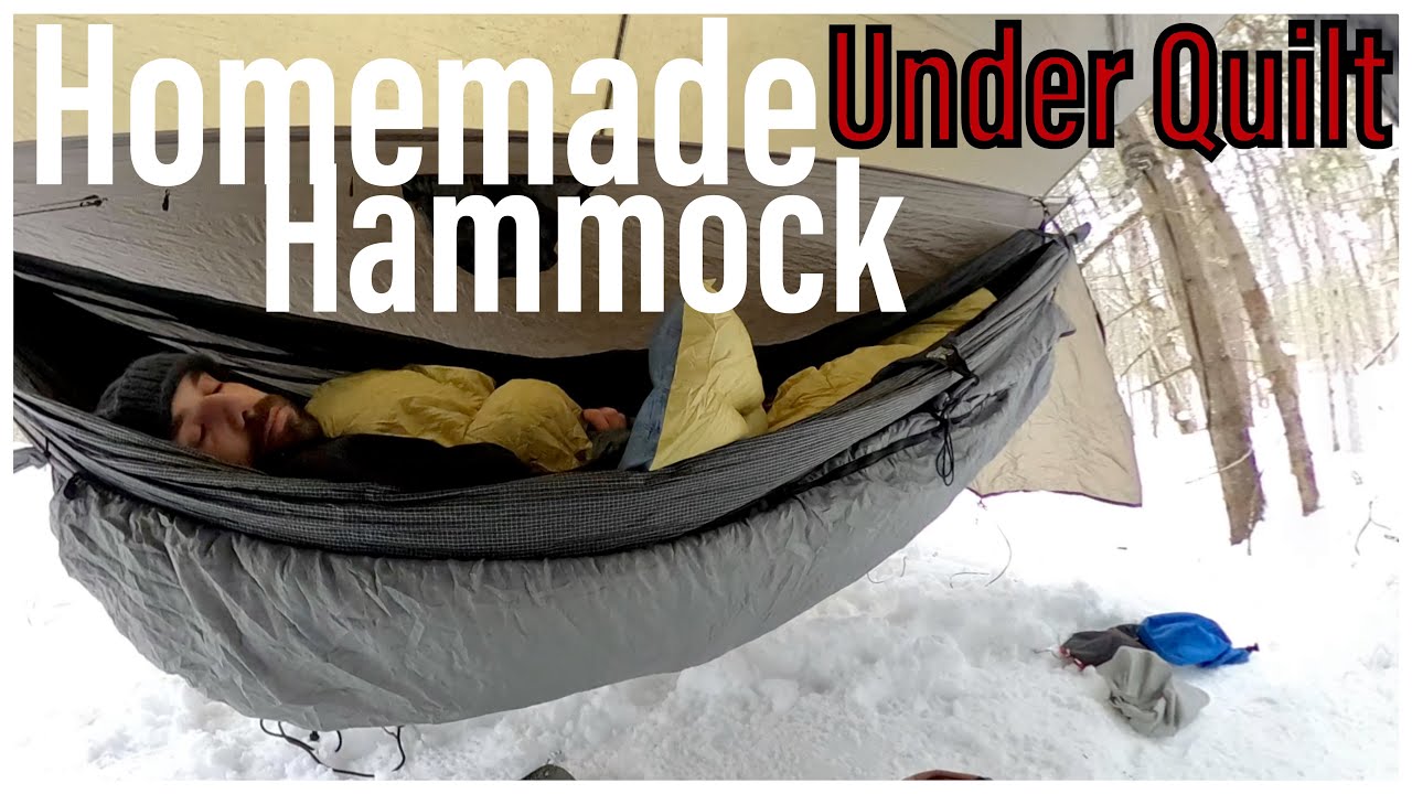 Homemade Underquilt & Winter Hammock Setup