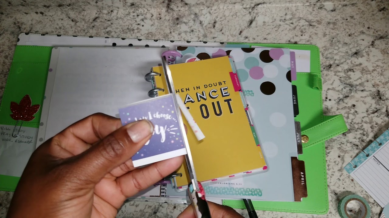 Ways to use your unused planners #3
