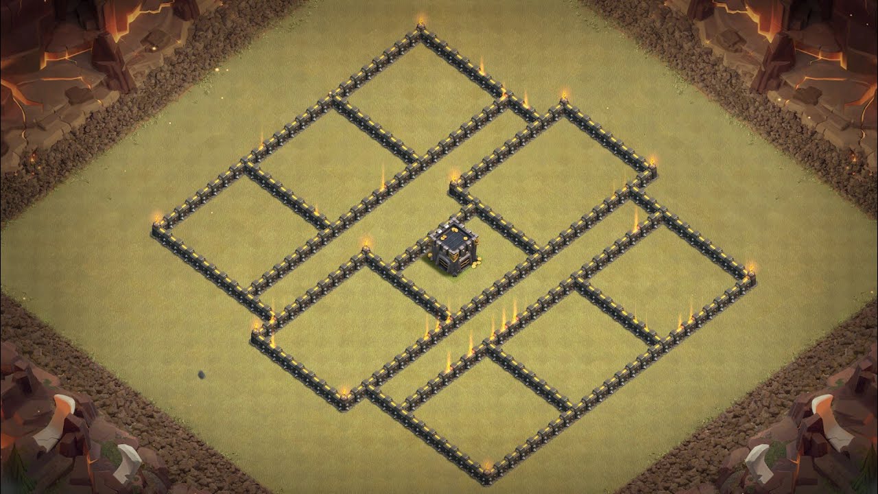Two ways to 3 Star this Popular TH9 War Base in Clash of Clans