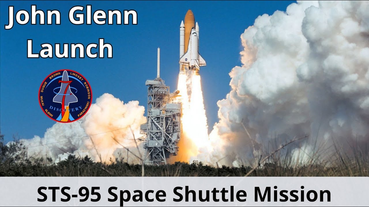 Astronaut John Glenn Returns to Space | STS-95 Space Shuttle Launch