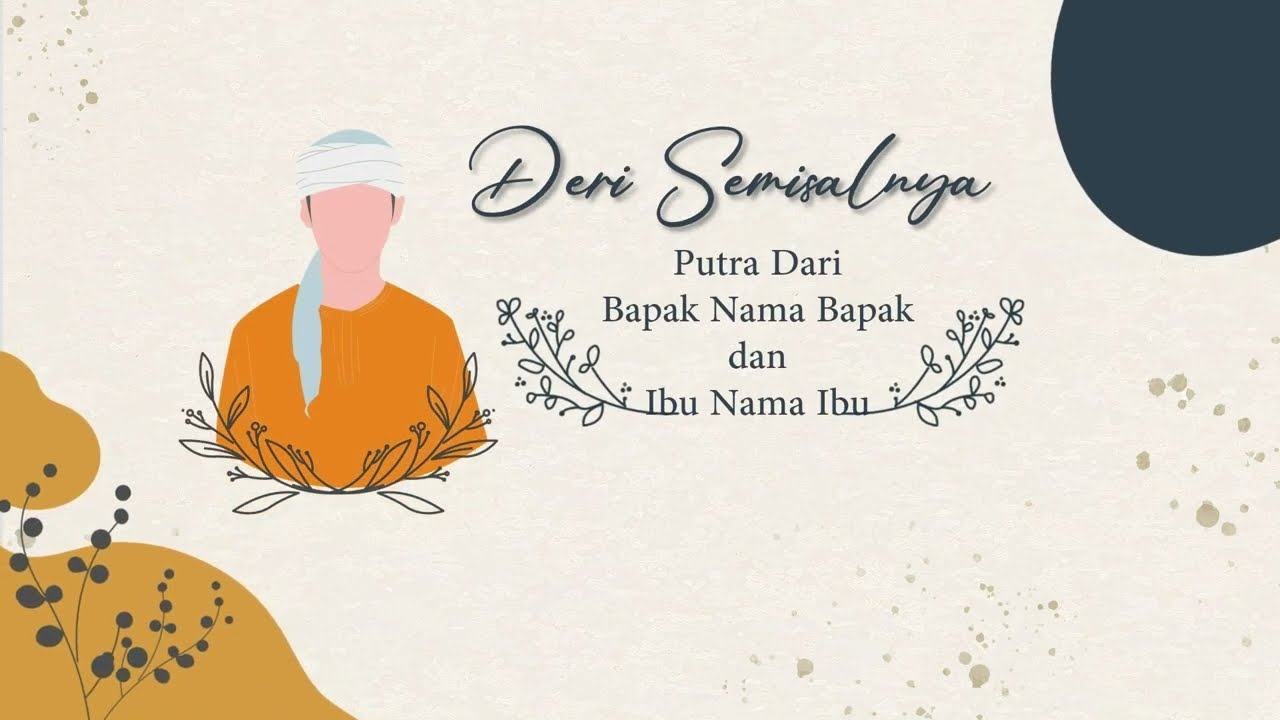 TEMPLATE VIDEO UNDANGAN DIGITAL TEMA ISLAM SYAR'I V47 UNTUK SHARE SOSIAL MEDIA #undangandigital