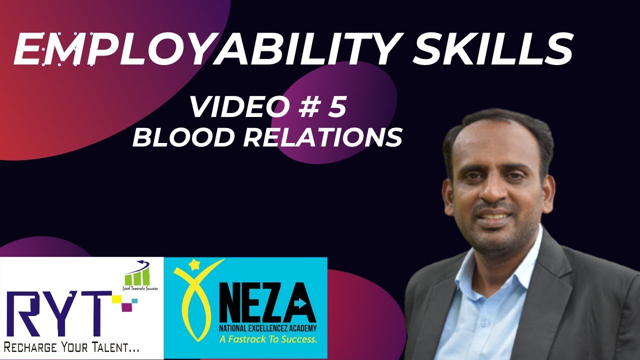 EMPLOYABILITY SKILLS - VIDEO #8 Blood Relations by Syed Sadath Sir