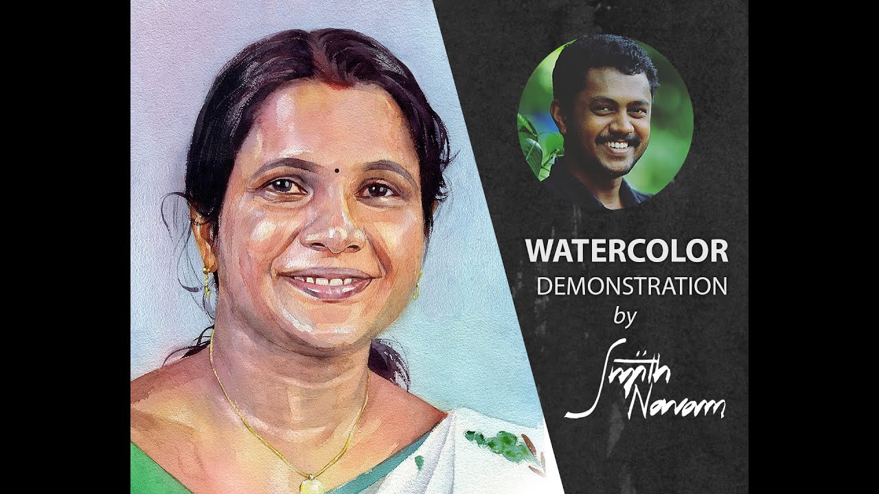 Watercolor Demonstration by SujithNavam