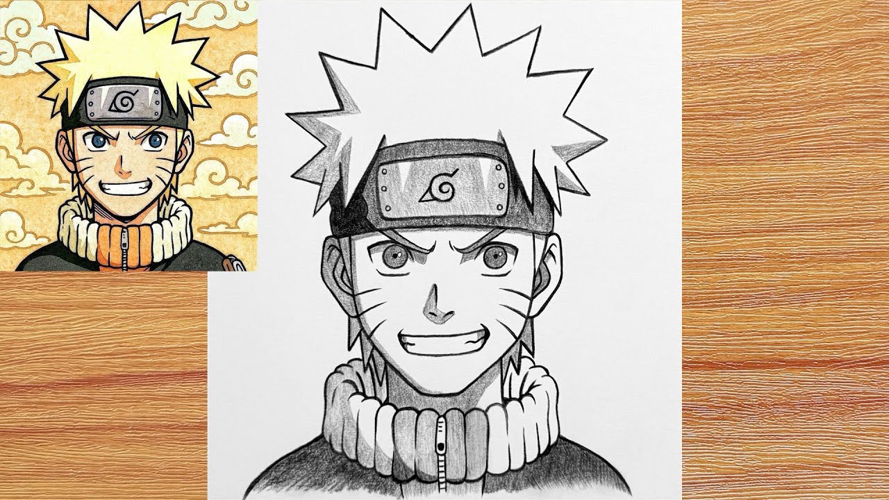 How to draw Naruto Uzumaki | Easy Naruto Drawing | for Beginners | Step by Step