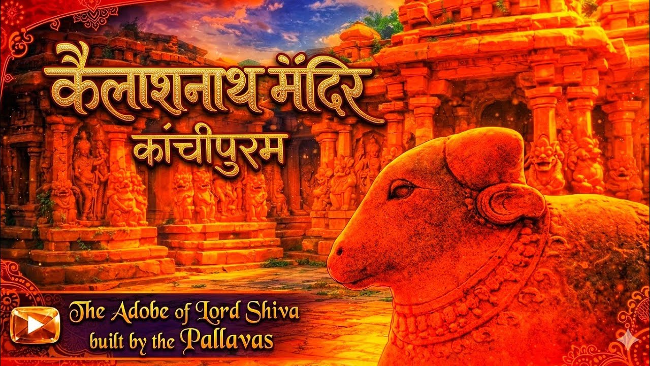 Kailashnathsar Temple, Kanchipuram, TN, (Site tour) dedicated to Lord Shiva, built by the Pallavas.