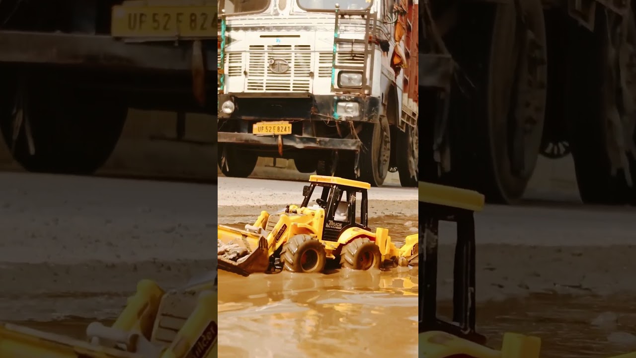 Remote Control Jcb And Dumper Truck Unboxing And Testing Short Video ||