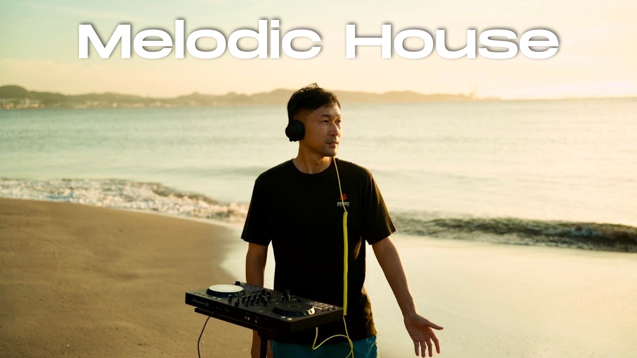 Sunrise DJ Set at a Hidden Beach in Tokyo Bay | Melodic House Mix 2025 | Japan