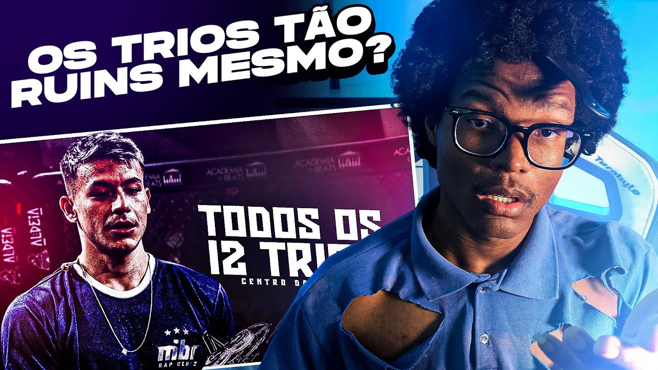(Vai FLOPAR?) TODOS OS TRIOS da BDA 9 ANOS! TierList | React