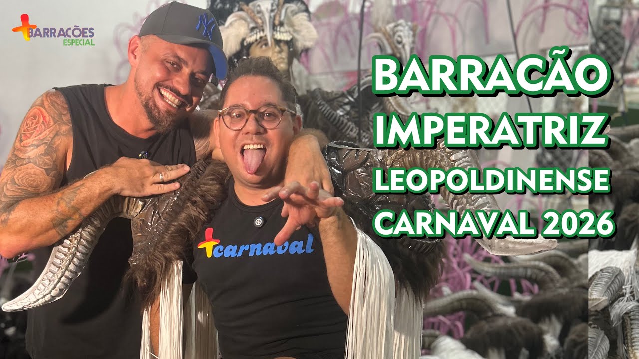 👑 Barracão da Imperatriz Leopoldinense para o Carnaval 2026
