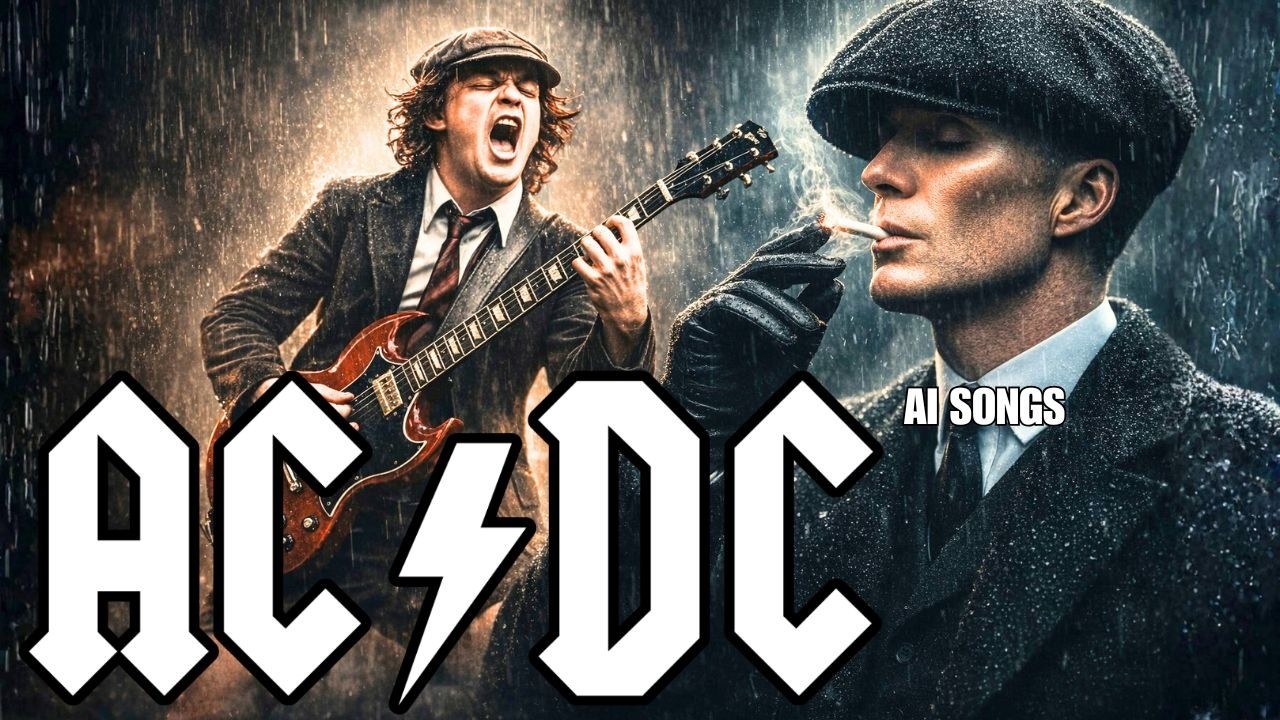AC/DC |  Songs for Men Who Think the Way Thomas Shelby Does | Best Riffs  | Gentleman Hard Rock (AI)
