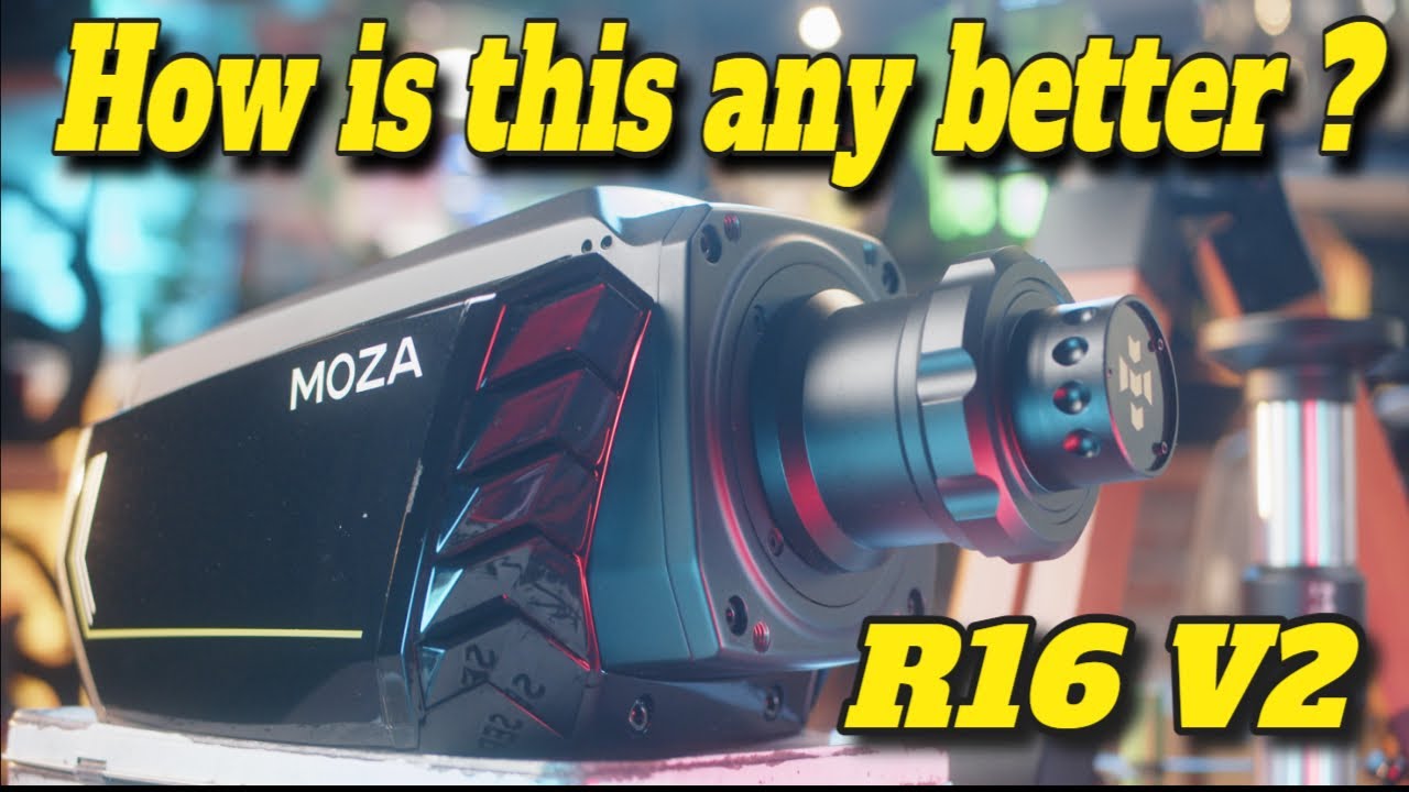 Moza R16 V2 is way better than I expected 👌👍