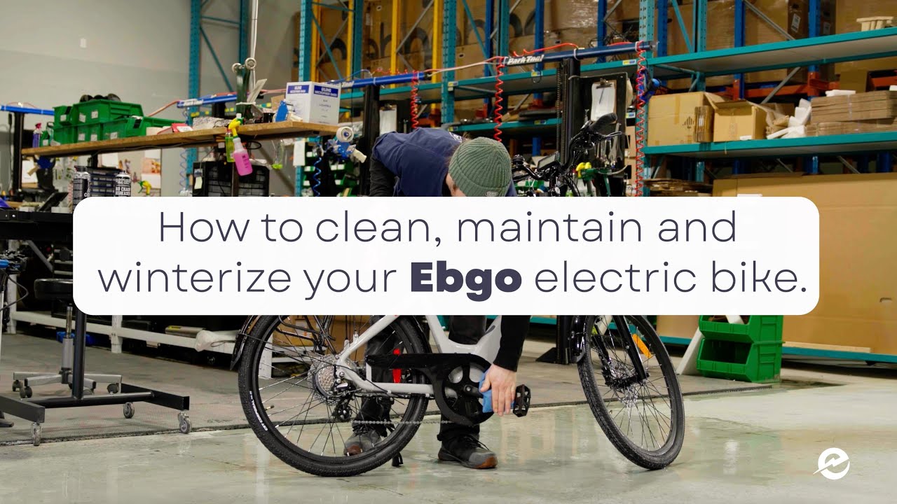 How to Wash, Maintain, and Winterize Your ebgo Electric Bike