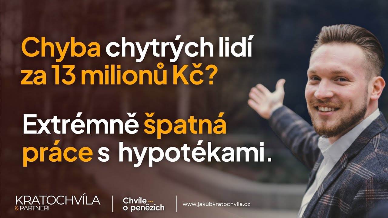Je lepší vzít si větší hypotéku a vlastní peníze investovat? Tuto chybu dělá většina chytrých lidí❗️
