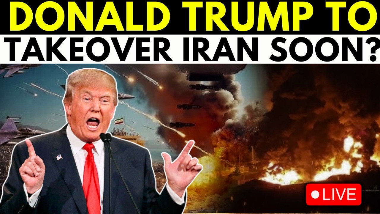 US Iran War Live: Donald Trump To Takeover Iran Soon? | Israel | Trump Live | Breaking News
