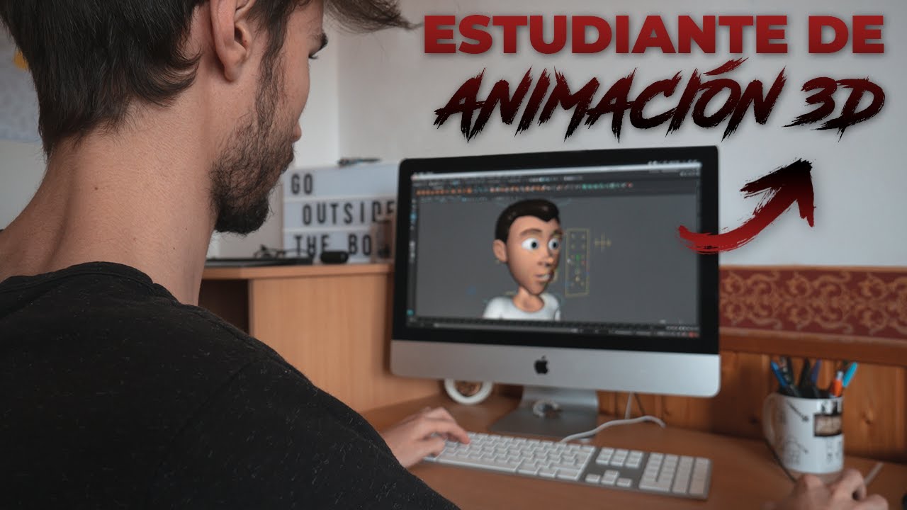 un DÍA en la VIDA de un ESTUDIANTE de ANIMACIÓN 3D 🖥