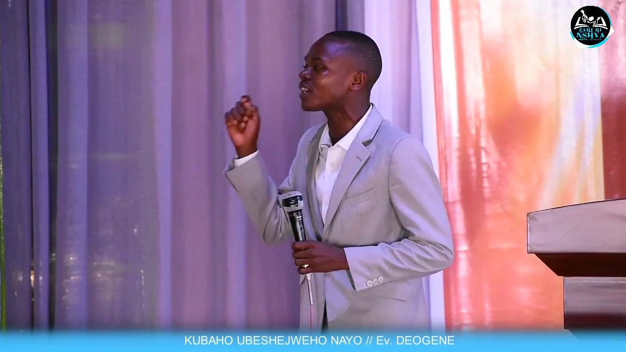 VIDEO: KUBAHO UBESHEJWEHO NAYO // Ev. Deogene