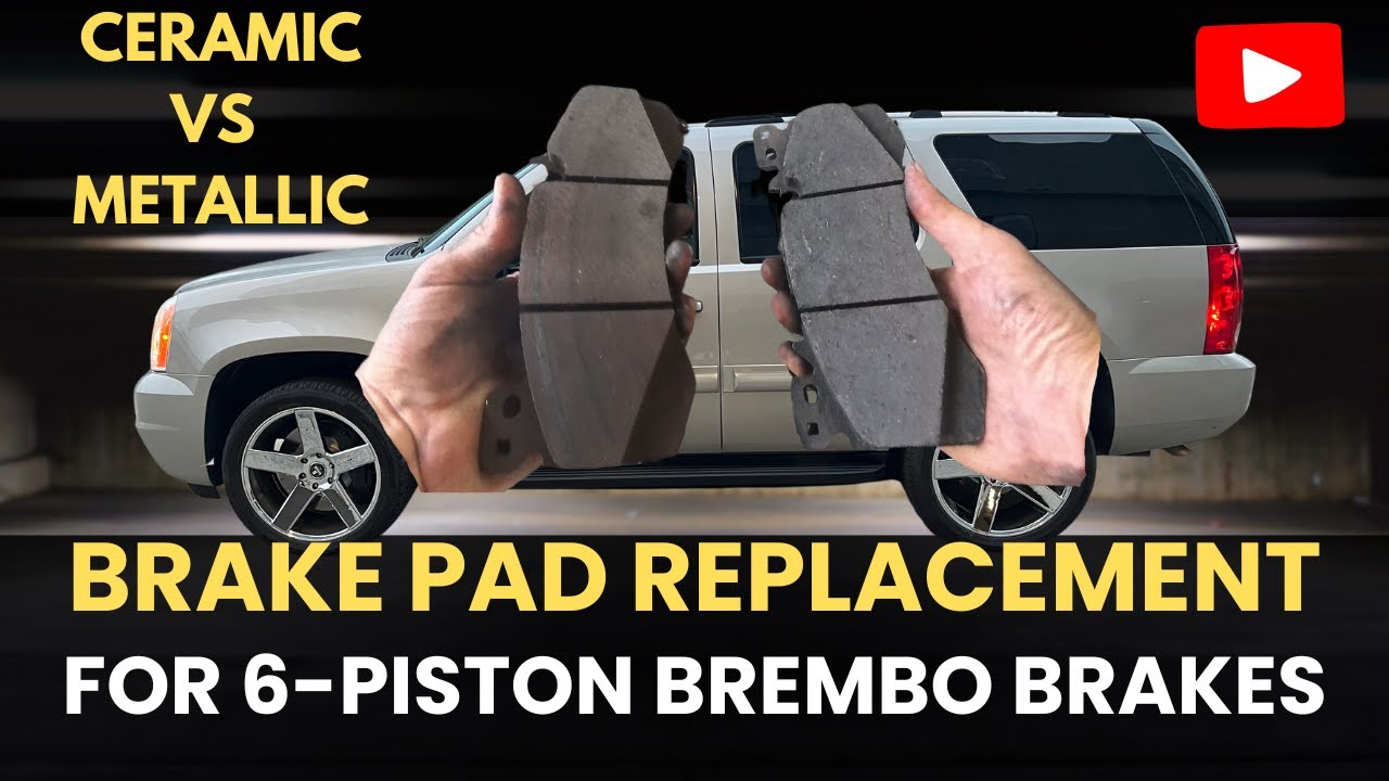 Ceramic vs  Metallic | 2021 Tahoe PPV Brembo Brake Pad Replacement