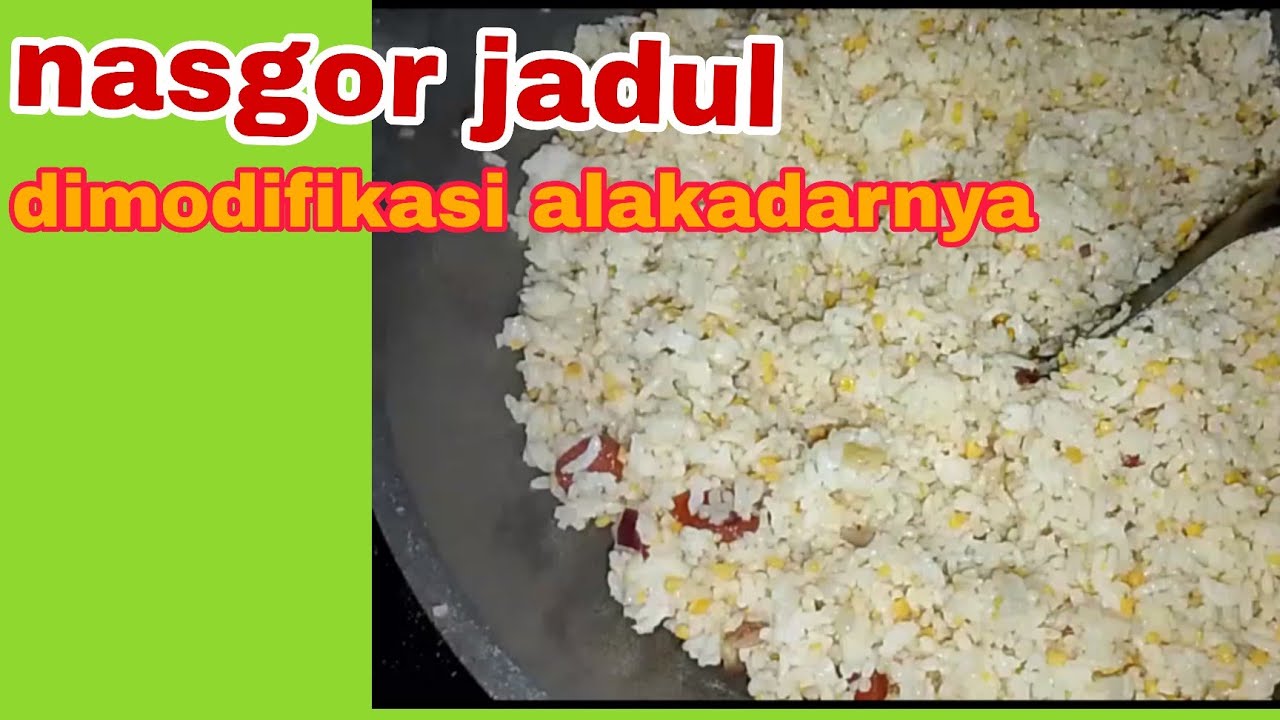 Nasi goreng jadul yang di modifikasi sedikit// tapii soal rasa di jamin mantul