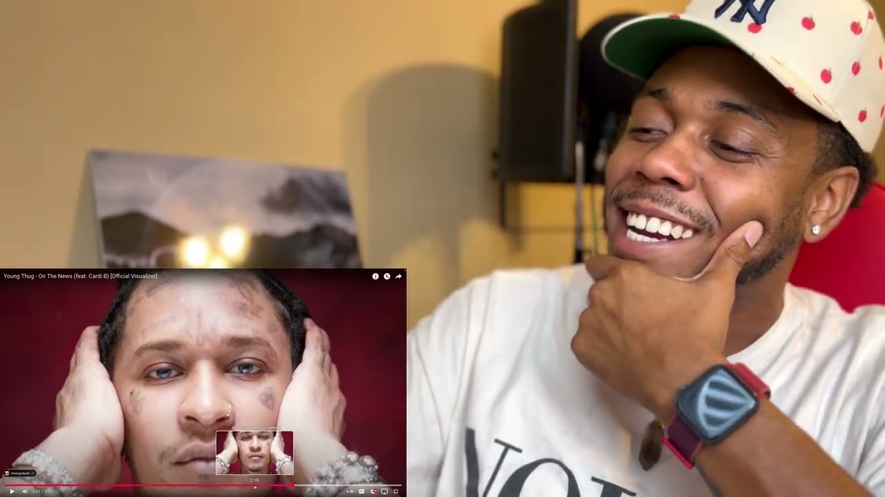 Young Thug - On The News (feat. Cardi B) [Official Visualizer] [Reaction]
