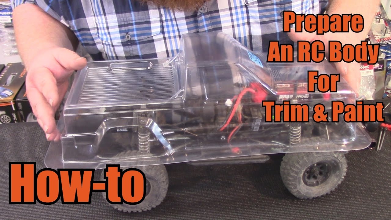 Prepare An RC Body For Trim & Paint Pt. 1 - How-To