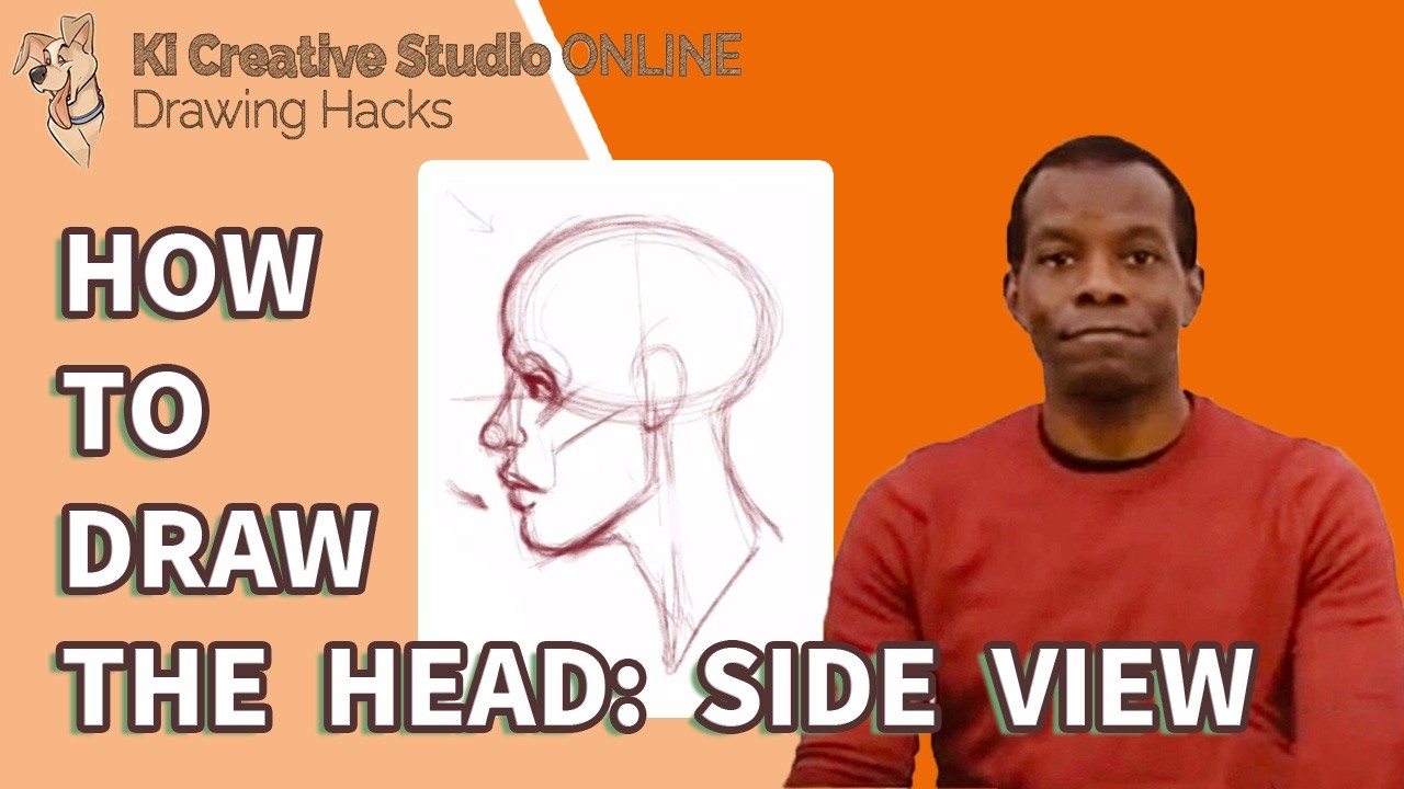 KICStudio Drawing Hacks#36：頭部をラクに描くために知っておきたいこと：側面からの視点