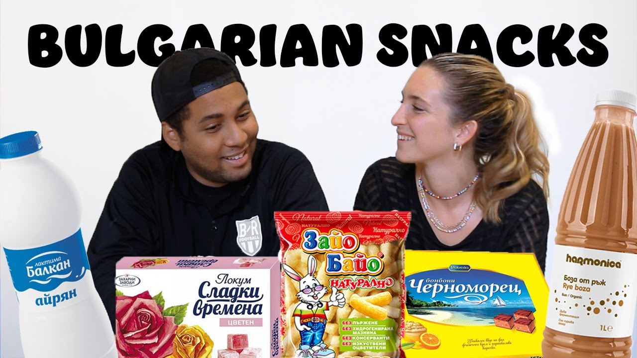 AMERICAN Trying BULGARIAN Snacks *First Time*