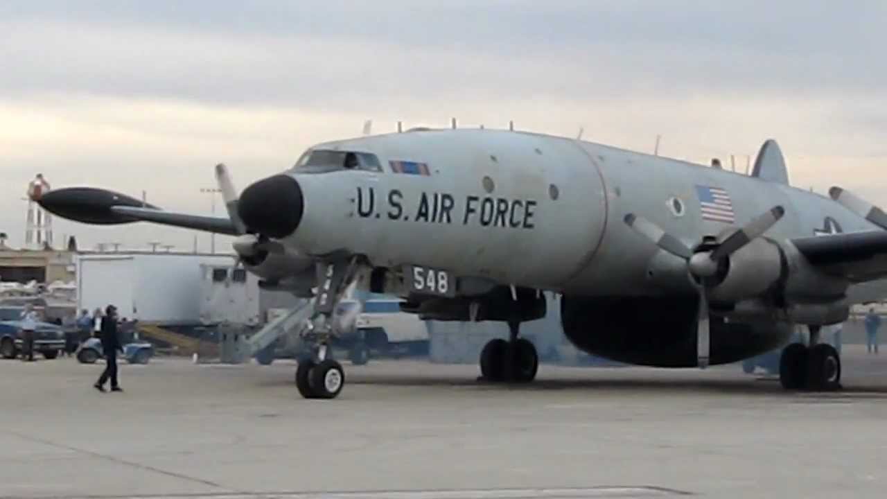 Constellation EC-121 Startup at Camarillo, CA, KCMA, on 01/14/2012