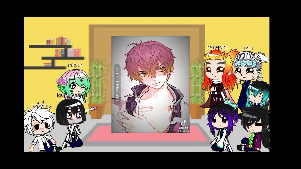 🗡️los pilares✨ reaccionan a mitsuri hombre (5/9) (💞 Mitsu Kanroji 🗡️)